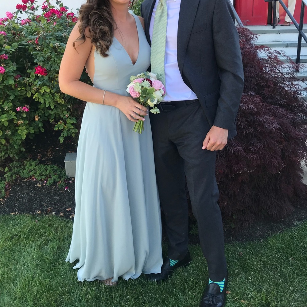 Bhldn bridesmaid dress size 8COLOR MORNING MIST